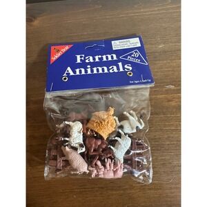 Soldier Bear Farm Animals 20 Piece Playset New In Package made in 2001 Unopened